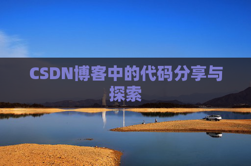 CSDN博客中的代码分享与探索
